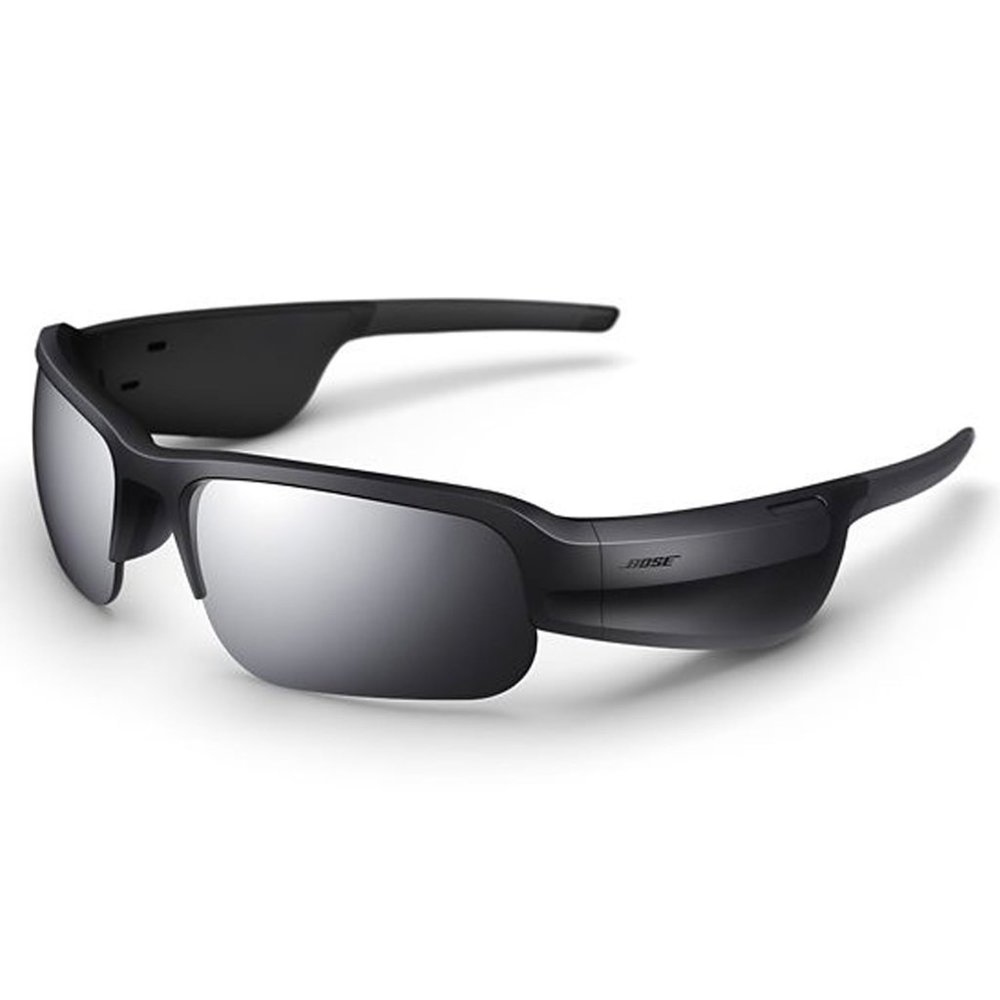 Frames Tempo Bluetooth Sports Sunglasses with Polarized Lenses, Black
